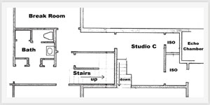 Winterwood Recording Studio Floor Plan